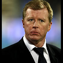 Steve McLaren was fired Friday as the coach of England's underachieving soccer team.